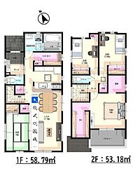 Bloom北区鶴羽田3丁目1期　新築戸建　3号棟