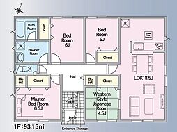 クレイドルガーデン花園第8　新築戸建　3号棟