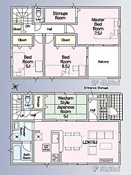 クレイドルガーデン城南町さんさん第6　新築戸建　1号棟