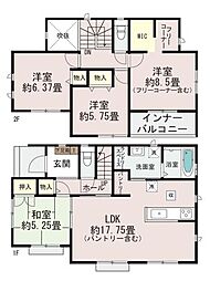 ハートフルタウン東区三郎2丁目2192番　新築戸建　C号棟