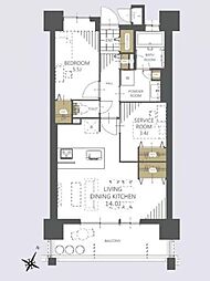 レクシア長嶺南ブライディア　502号室