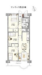 サンヴィラ野並Ｂ棟「リノベ4階×駐車場×ペット可」 407