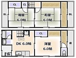 大阪市東住吉区桑津4丁目の一戸建て