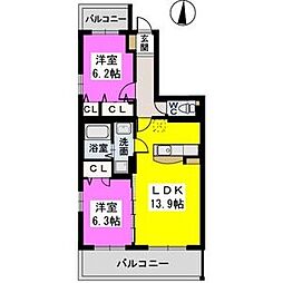 グランシャリオ古賀駅前 401