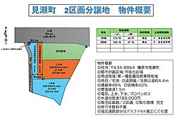 見瀬町　2区画分譲地