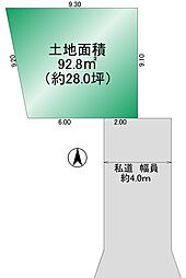 所沢市大字上安松　売地