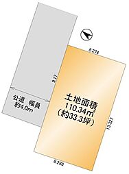 草加市苗塚町　売地