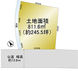 鴻巣市屈巣　土地