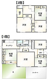 鴻巣市松原1丁目　軽量鉄骨造2階建て中古戸建