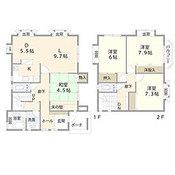 河北郡内灘町字千鳥台3丁目　中古戸建