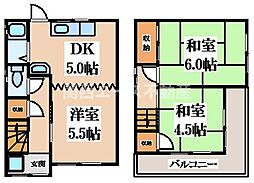 布市町1丁目貸家