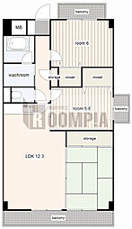 カーサ薬師寺 2D