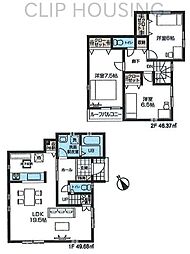 八王子市横川町 新築戸建全2棟-1号棟　（23-1期）