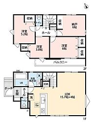 八王子市椚田町　新築戸建　全2棟-1号棟