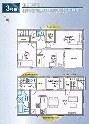 昭島市拝島町　新築戸建　全3棟-3号棟（第10）