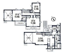 八王子市片倉町　新築戸建　（1期）