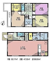 相模原市緑区久保沢　新築4棟　No.4