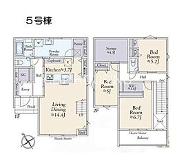 相模原市中央区宮下本町　新築5棟　5号棟