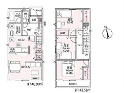 八王子市横川町　新築戸建　全3棟-2号棟（第45）