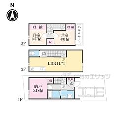 京都市山科区東野南井ノ上町の一戸建て