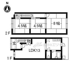 宇治市小倉町西浦の一戸建て