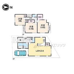 乙訓郡大山崎町字下植野小字宮本の一戸建て