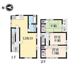 京田辺市草内南垣内の一戸建て