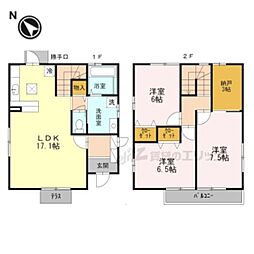 木津川市州見台8丁目の一戸建て