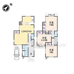 乙訓郡大山崎町字下植野小字宮本の一戸建て