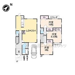 乙訓郡大山崎町字下植野小字宮本の一戸建て