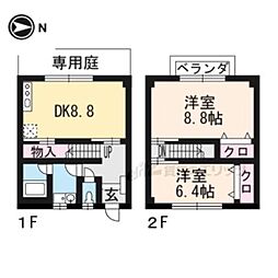 城陽市平川指月の一戸建て