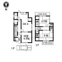 長岡京市一文橋2丁目の一戸建て