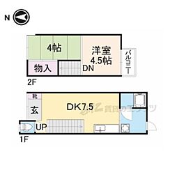 宇治市伊勢田町ウトロの一戸建て