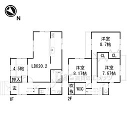 木津川市州見台６丁目の一戸建て