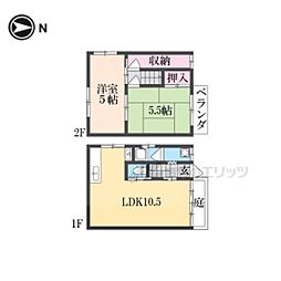 宇治市五ケ庄西浦の一戸建て