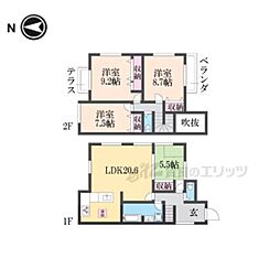 京田辺市薪堀切谷の一戸建て