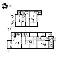 宇治市大久保町平盛の一戸建て
