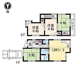 宇治市木幡の一戸建て