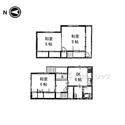 城陽市枇杷庄大堀の一戸建て