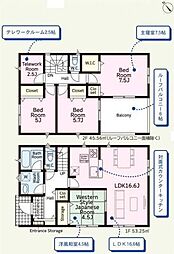 新築戸建　足利市今福町　第一　全4棟　3号棟