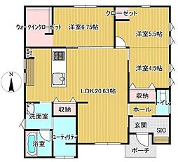 中古戸建　佐野市犬伏新町　平屋