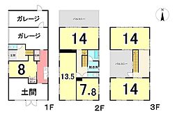 店舗付住宅　足利市通6丁目