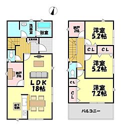 秋田市将軍野南第4　1号棟