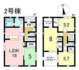 新築戸建 美濃加茂市古井町下古井　第2　全2棟　2号棟