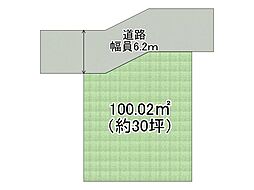 橿原市新口町　建築条件無し土地