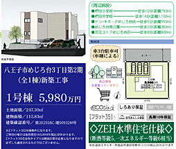 HP　八王子市めじろ台３丁目　２期 1号棟