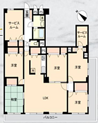 八王子市台町　ローズハイツ八王子B棟 802号室