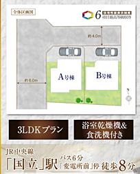 HTN立川　立川市若葉町３丁目７６番 B号棟