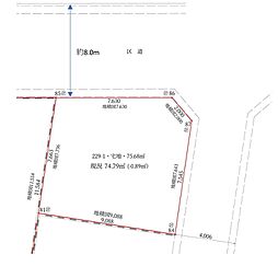 建築条件なし売地　江戸川区北篠崎2丁目