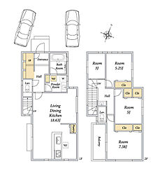 間口8.42ｍ「西嶺町Newhouse」4号棟